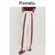 阔腿条纹直筒运动长裤 Pomelo 高腰小个子窄版 女