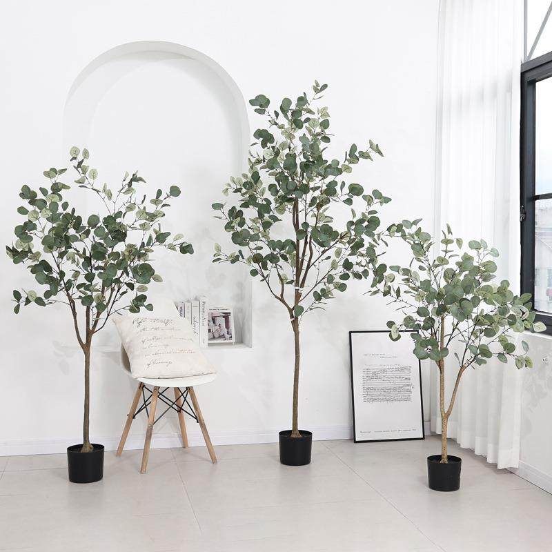 仿真尤加利树 家居办公橱窗落地盆栽装饰绿植人造金钱树,鲜花速递/花卉仿真/绿植园艺,割草机/草坪机,淘宝优惠券,粉丝福利购,淘宝优惠卷