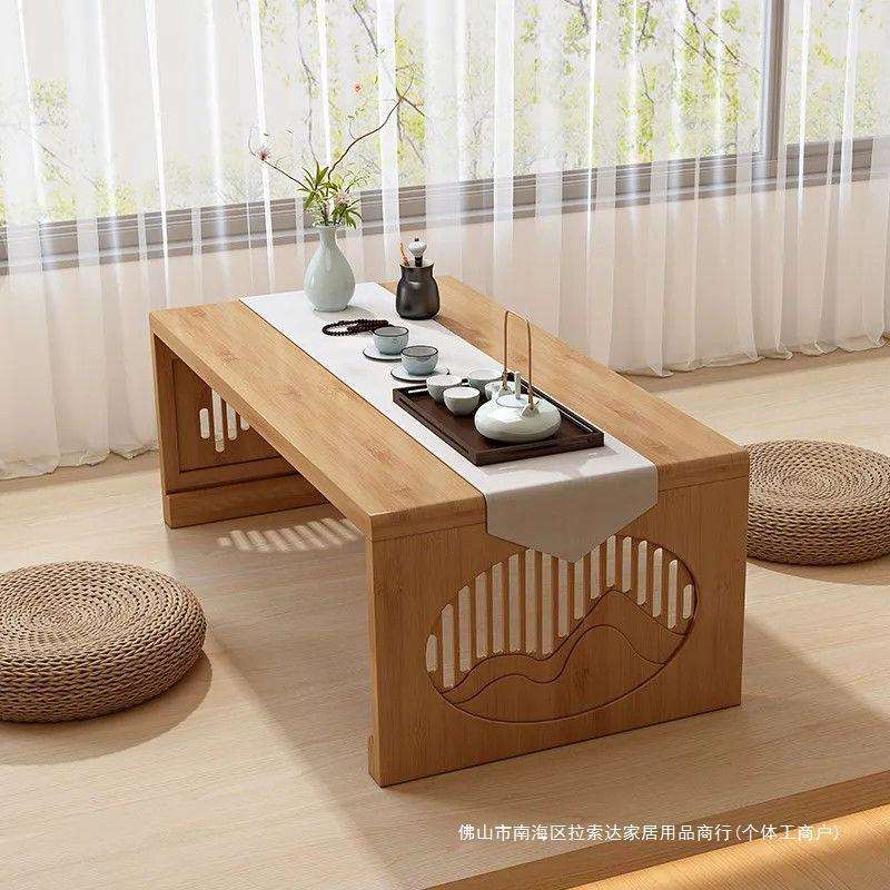 飘窗小桌子免安装炕桌飘窗茶几榻榻米桌子日式茶几家用非实木炕几