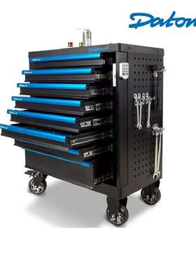 DATONA迪涛娜 轿车维修工具8抽屉密码锁工具车，302件6托盘DT-8