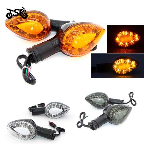 适用Yamaha FZ6 N/S/R FZ6R FZ1N FZ1 Fazer FZ8 改装 LED 转向灯