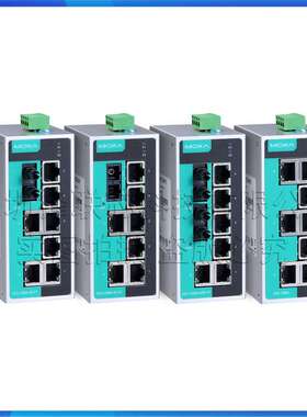 EDS-208A-SS-SC-T  MOXA 宽温型 8口单模百兆工业级以太网交换机