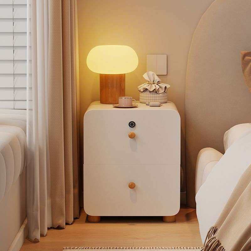 奶油风智能床头柜多功能实木床边柜简约现代床头柜卧室家用收纳柜,鲜花速递/花卉仿真/绿植园艺,割草机/草坪机,淘宝优惠券,粉丝福利购,淘宝优惠卷