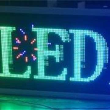 LED门头全彩屏P10条屏材料(美奥马哈)