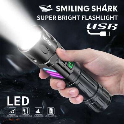 Multi-functional removable flashlight tail magnetic suction