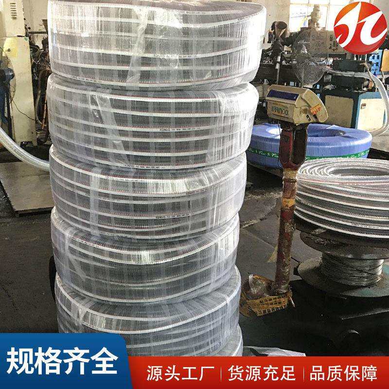 抗冻透明钢丝管25mm1寸2寸6寸水泵抽排进水管高压PVC防冻钢丝软管