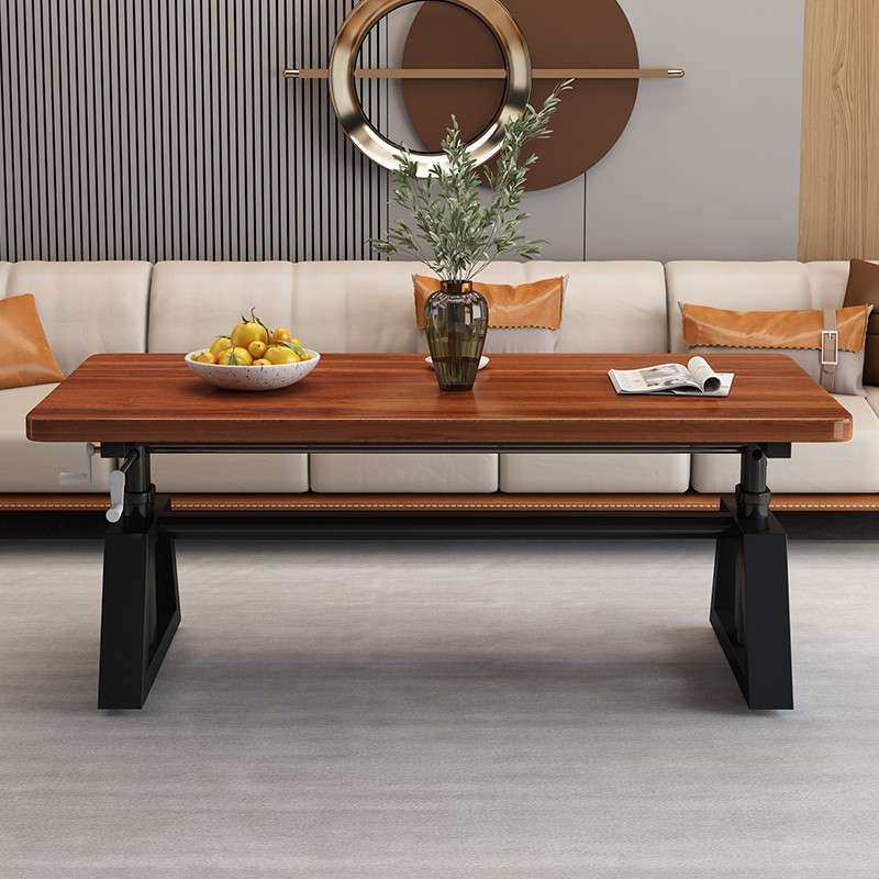 实木橡胶木升降茶几客厅家用餐桌多功能实木学习桌工作台手摇式,鲜花速递/花卉仿真/绿植园艺,割草机/草坪机,淘宝优惠券,粉丝福利购,淘宝优惠卷