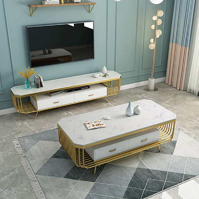 北欧风大理石电视柜茶几组合 小户型客厅铁艺烤漆地柜简约视听柜,鲜花速递/花卉仿真/绿植园艺,割草机/草坪机,淘宝优惠券,粉丝福利购,淘宝优惠卷