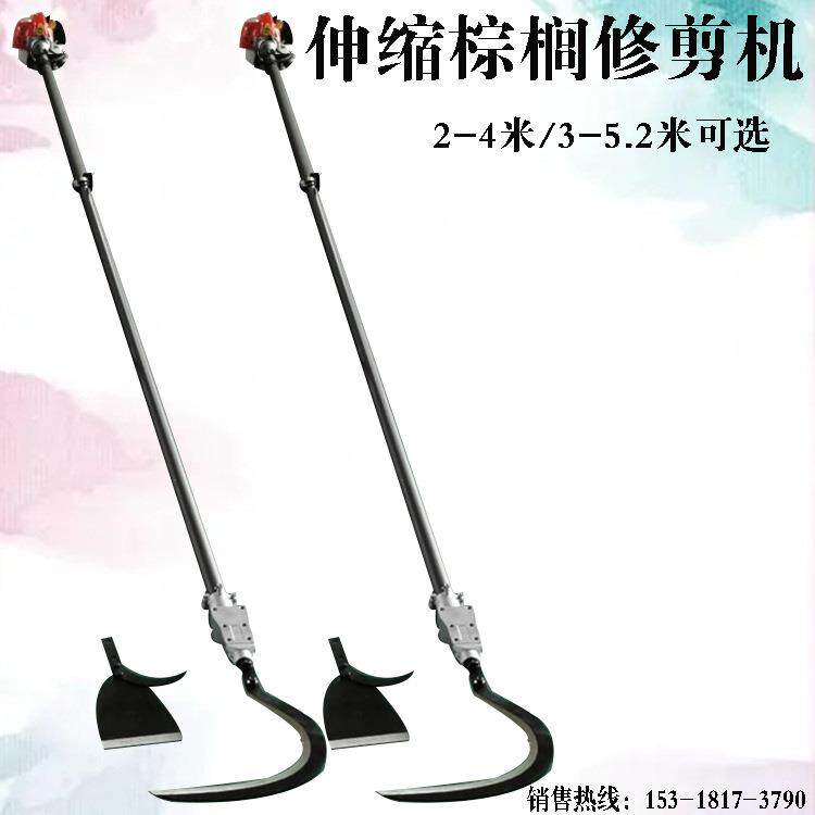 汽油伸缩棕榈修剪机 二冲程混合油棕榈果收割收获机 加长杆高枝锯