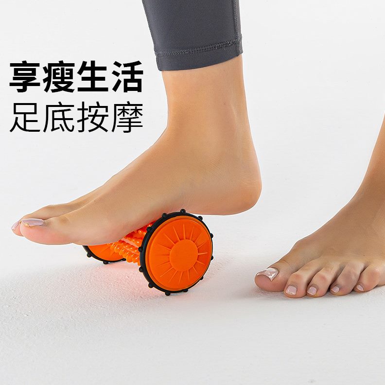 肌肉放松腿足滚轴舒缓健器瑜伽腿具舒展按部按滚轴臂底工程