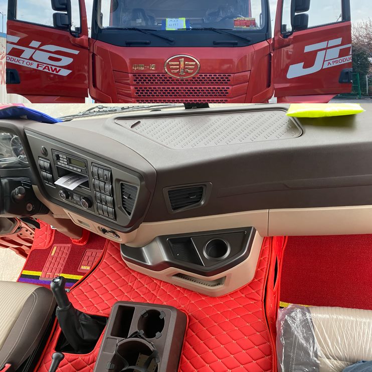 7J6L悍JV2龙6J  V H JPJ大货车0.JK全包围脚垫H66国六6V解放地垫