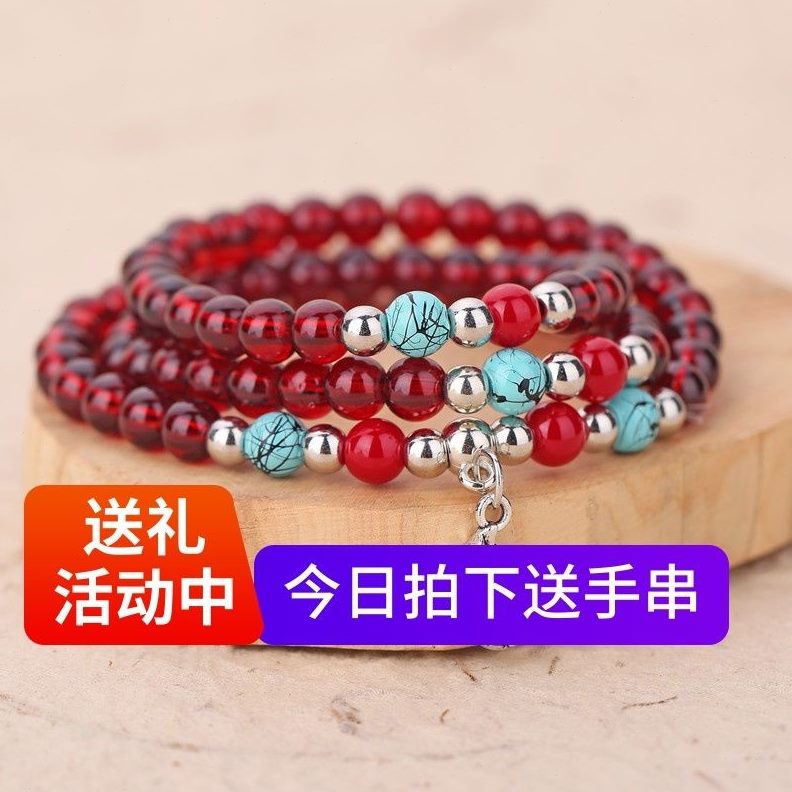 毛衣民族风女项链男炼无事牌鸡平安吊坠油复古水黄滴长琥珀老蜜蜡