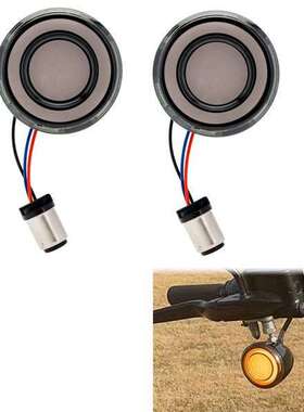 1对适用哈雷XL883/X48滑翔软尾LED转向灯肥仔1157前后三线灯芯