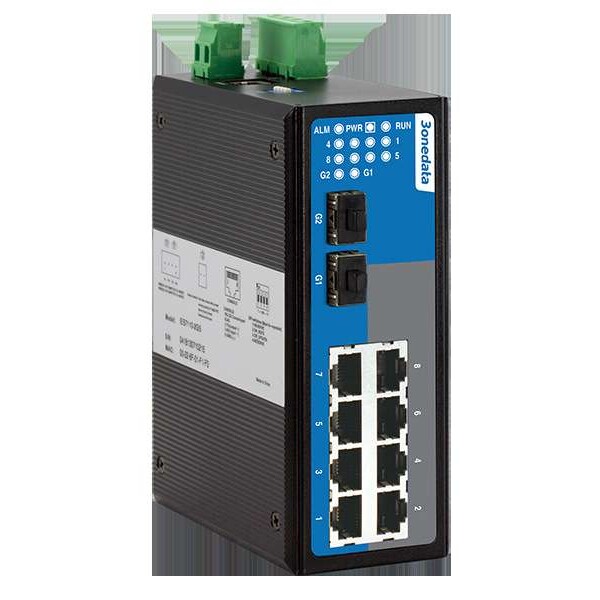IES7110-2GS 三旺交换机3onedata 2路千兆SFP转8路百兆电口工业