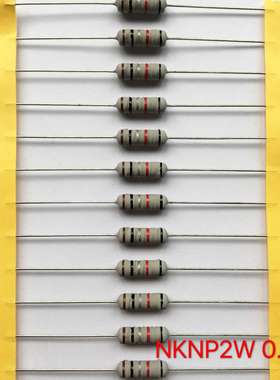 无感绕线电阻NKNP   2W  0R1  渡锡铜线