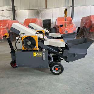 大颗粒混凝土二次结构输送泵上料机 细石斜式构造柱泵混泥土