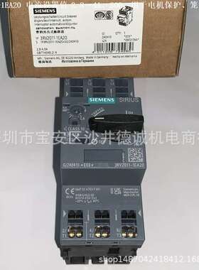 3RV2011-1EA20 断路器 可设电流 2.8→4A、S00、笼卡式连接