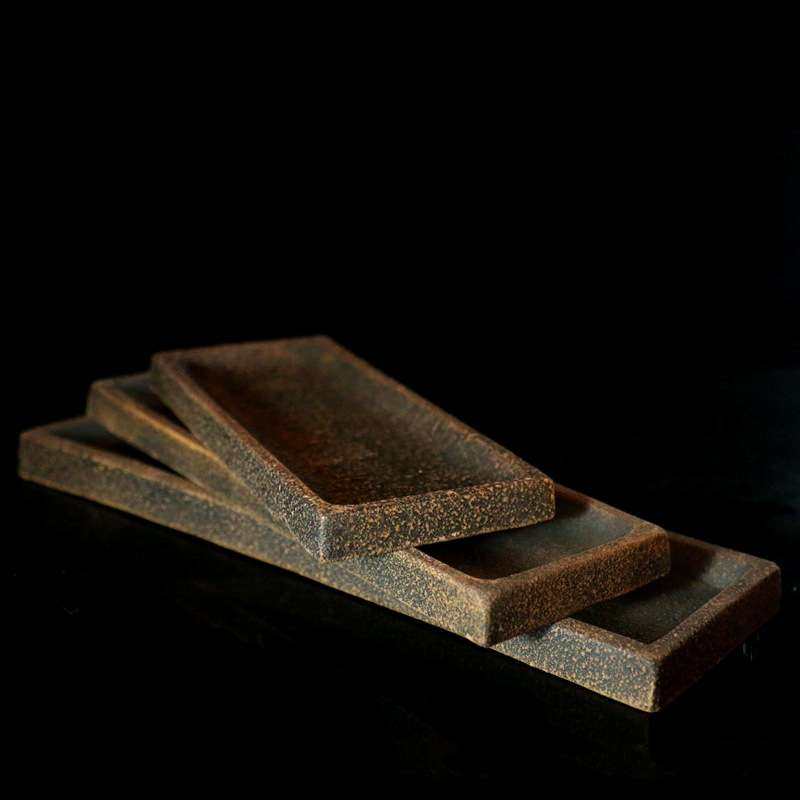 紫砂花盆仿汉砖盆无孔假山盆粗陶茶盘干泡台菖蒲盆陶瓷苔藓盆壶承,3C数码配件,USB灯,淘宝优惠券,粉丝福利购,淘宝优惠卷