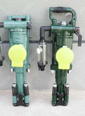 YT24气腿式凿岩机手持式水平打孔支腿式钻孔机隧道开孔凿岩机