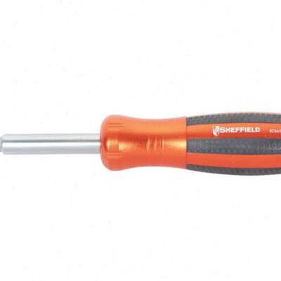 钢盾铝合金手柄螺丝刀S056506迷你6和1棘轮螺丝刀组合多功能手动