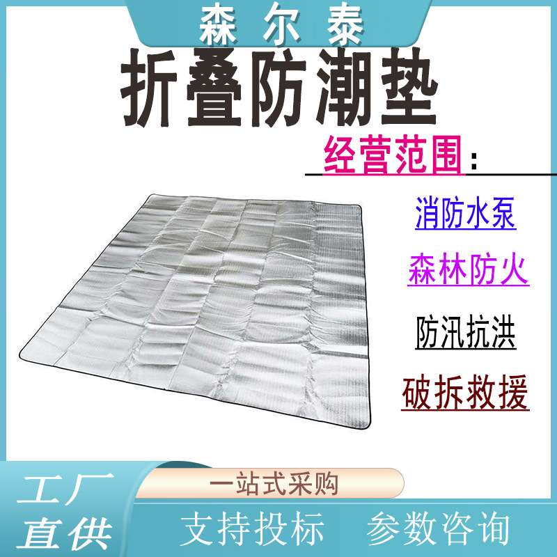 户外折叠式地垫便携式铝箔防潮垫双面铝膜加厚防水露营野餐垫