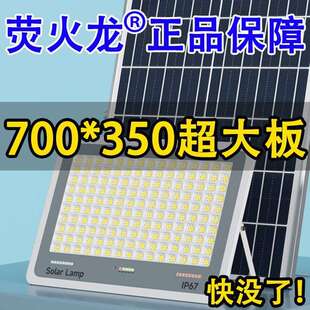 太阳能照明灯新款户外防水投光灯超亮室内庭院一拖二大功率垒德株