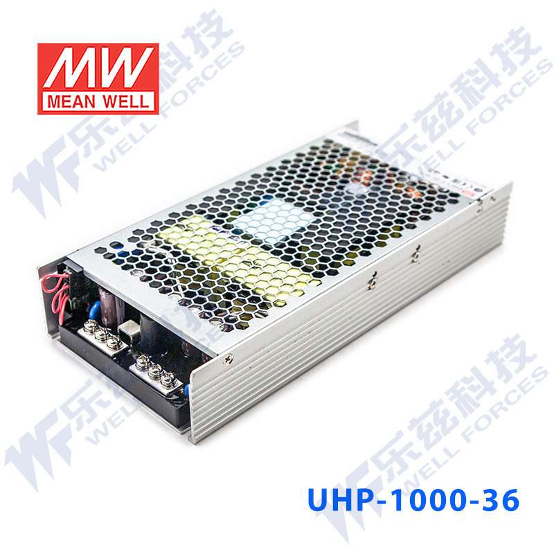 UHP-1000-48 1000W 48V 21A 明纬PFC高性能超薄电源