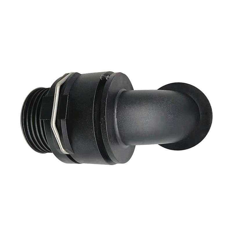 NW32接头38MM弯头冷却水管接头外径约40mm 塑料黑色暖风管阴接头