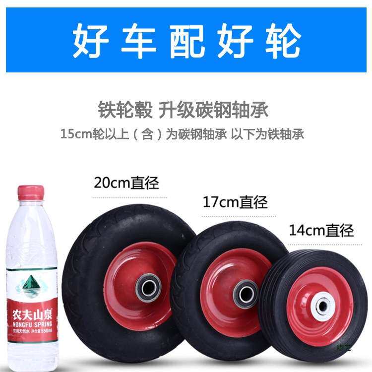 手拉车搬运手推车折叠便携拉货车拖车小拉车载重王家用购物拉杆车