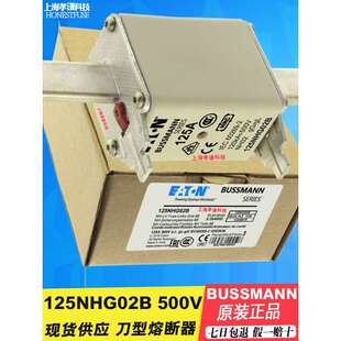 EATON保险丝bussmann熔断器125NHG02B 200A250A 500V NH02