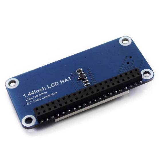 树莓派4B 1.44寸彩色LCD 扩展板 SPI接口 迷你显示屏带按键