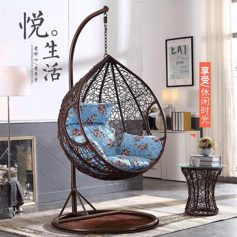 吊篮秋千家用小型吊椅藤椅摇篮椅鸟巢椅室内阳台懒人单人吊床摇椅