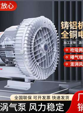 RB-81D-1漩涡式气泵4.3KW风机污水曝气高压鼓风机