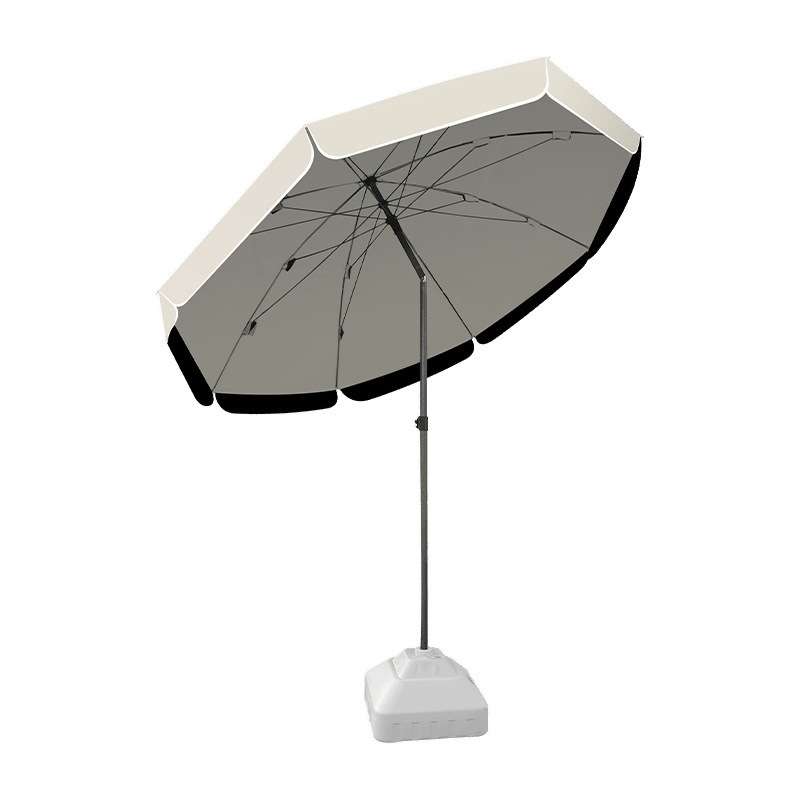 遮阳伞摆摊雨伞可倾斜大型户外太阳伞庭院伞雨棚双层黑胶伞面