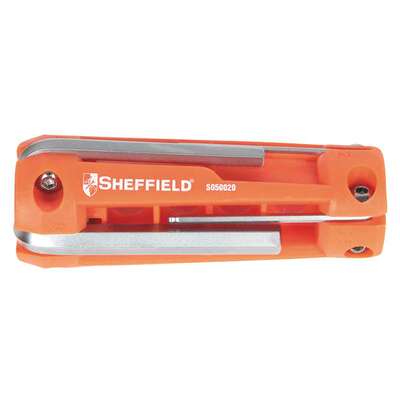 钢盾工具 8件套铬钒钢折叠式平头内六角扳手S050021