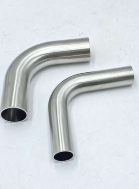 316L不锈钢EP级标准全自动焊接90度直角弯头 气体异径三通大小头