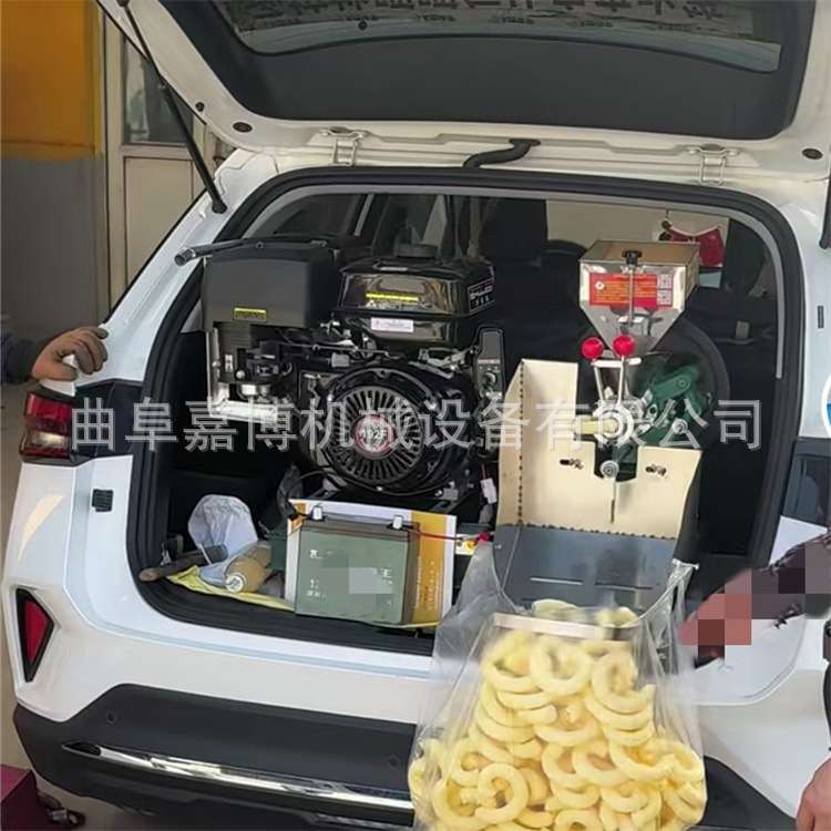 新手专用汽油膨化机 摆摊用月牙弯片片酥机下乡赶集杂粮面粉香酥