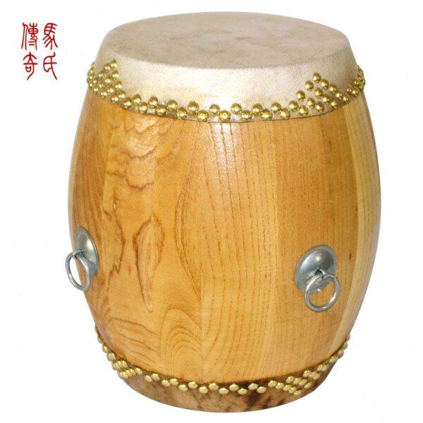 马氏传奇高音战鼓手工原木鼓堂鼓腰鼓水牛皮鼓6.5寸原木高音战鼓