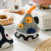 锥形套砂锅布艺kk隔热帽锅盖把手汤锅套防烫a微波za烤箱日式 防烫