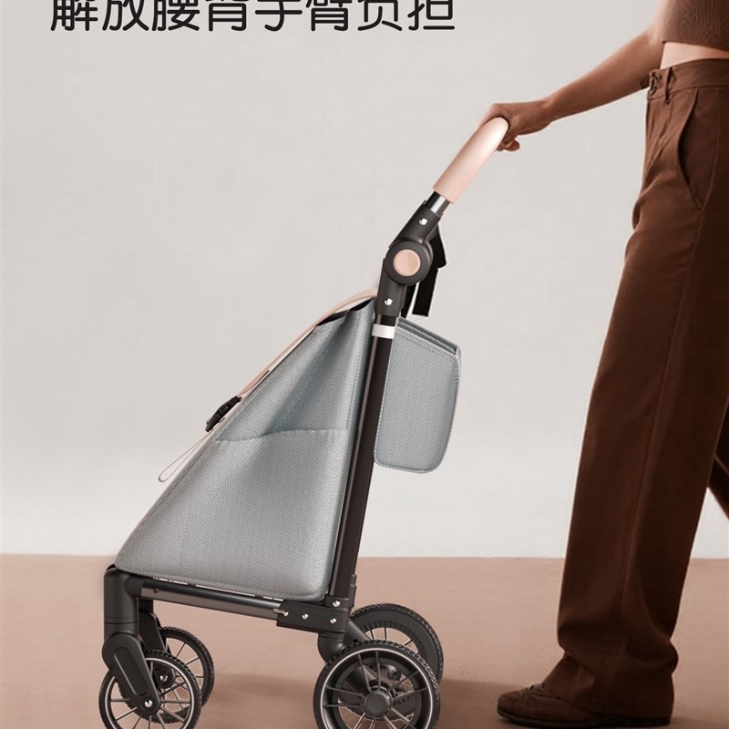 新型杂货购物g车购物车可折叠轻便便携式家用手推车拖车带轮子
