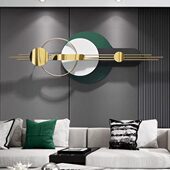 客厅沙发轻奢墙饰立体壁挂背景墙几何房间装 饰件铁艺壁饰北欧餐厅