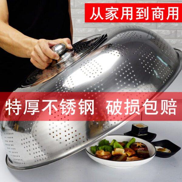 不锈钢罩子遮饭菜罩家用厨房盖菜 餐桌罩防蚊特大饭桌菜盖子大