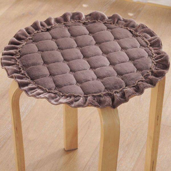 圆形毛绒坐垫圆凳座垫公室加厚座椅屁垫学生椅子凳子垫子椅子垫,居家布艺,沙发垫,淘宝优惠券,粉丝福利购,淘宝优惠卷