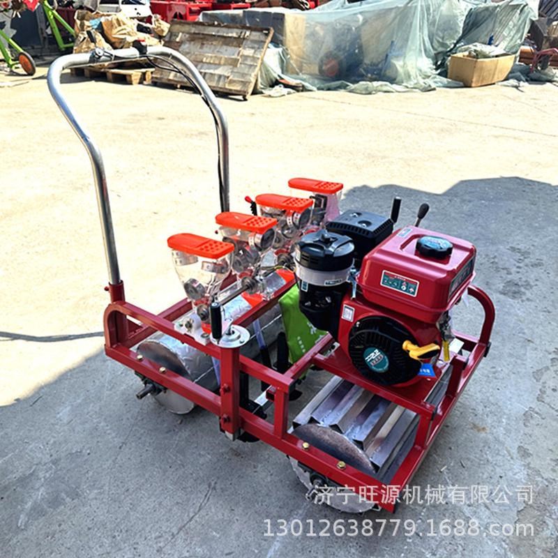 胡萝卜蔬菜播种机 汽油蔬菜播F种机 株距可调蔬菜播种机