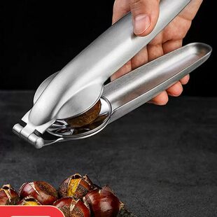 开生板栗不锈钢板开口夹430十字板栗剥机栗开口器栗子夹子神器