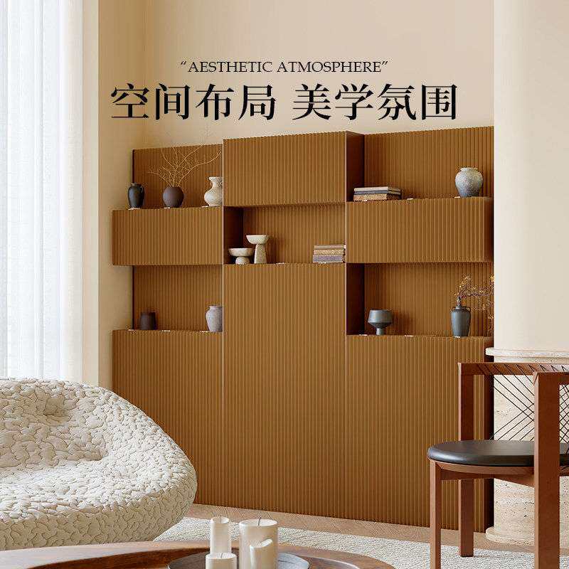 屏风隔断琴格纸墙办公家具隔板商用围栏置物架展示架储物架