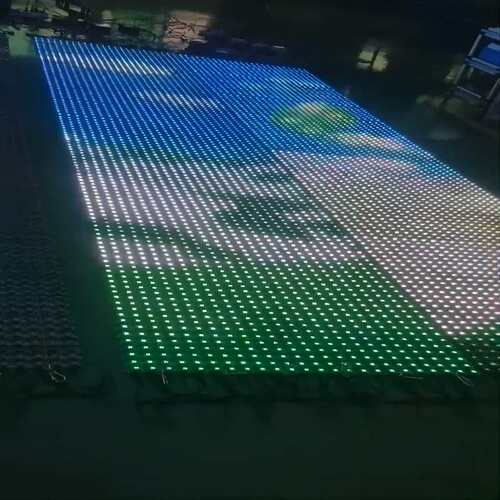 2025年新型LED格栅户外显示屏 大楼外墙专用防水高清广告幕墙屏网