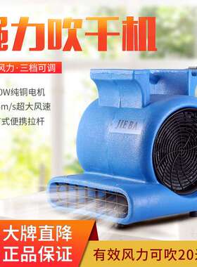 洁霸BF535移动地毯地面吹干机酒店商场三速吹地机1000W大功率