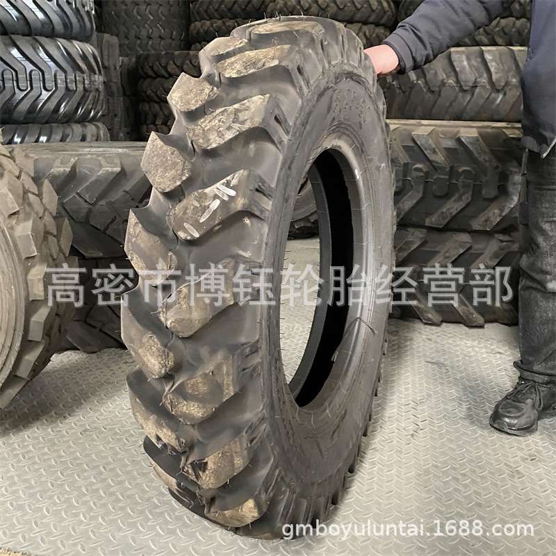 前进825-20挖掘机挖沟机轮胎E-2B花纹900 1000-16-20 加厚耐磨