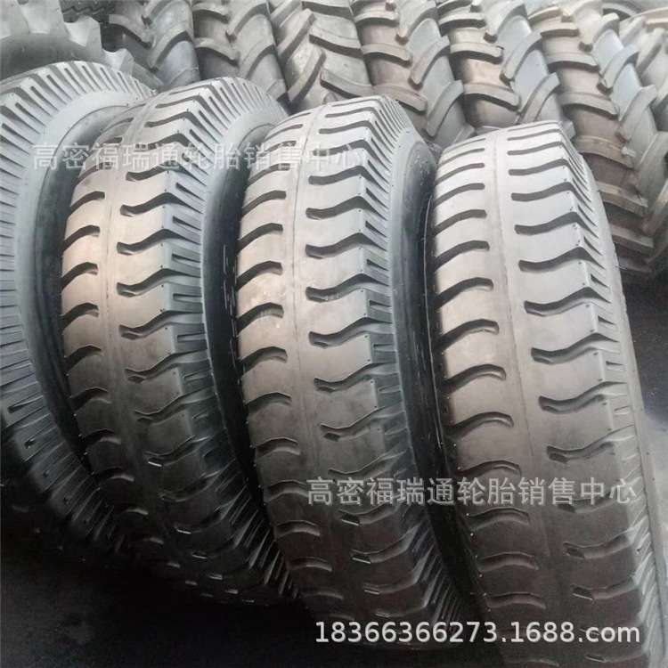 前进9.00-20轻卡货车羊角花纹轮胎9.00-20斜交充气载重运输轮胎